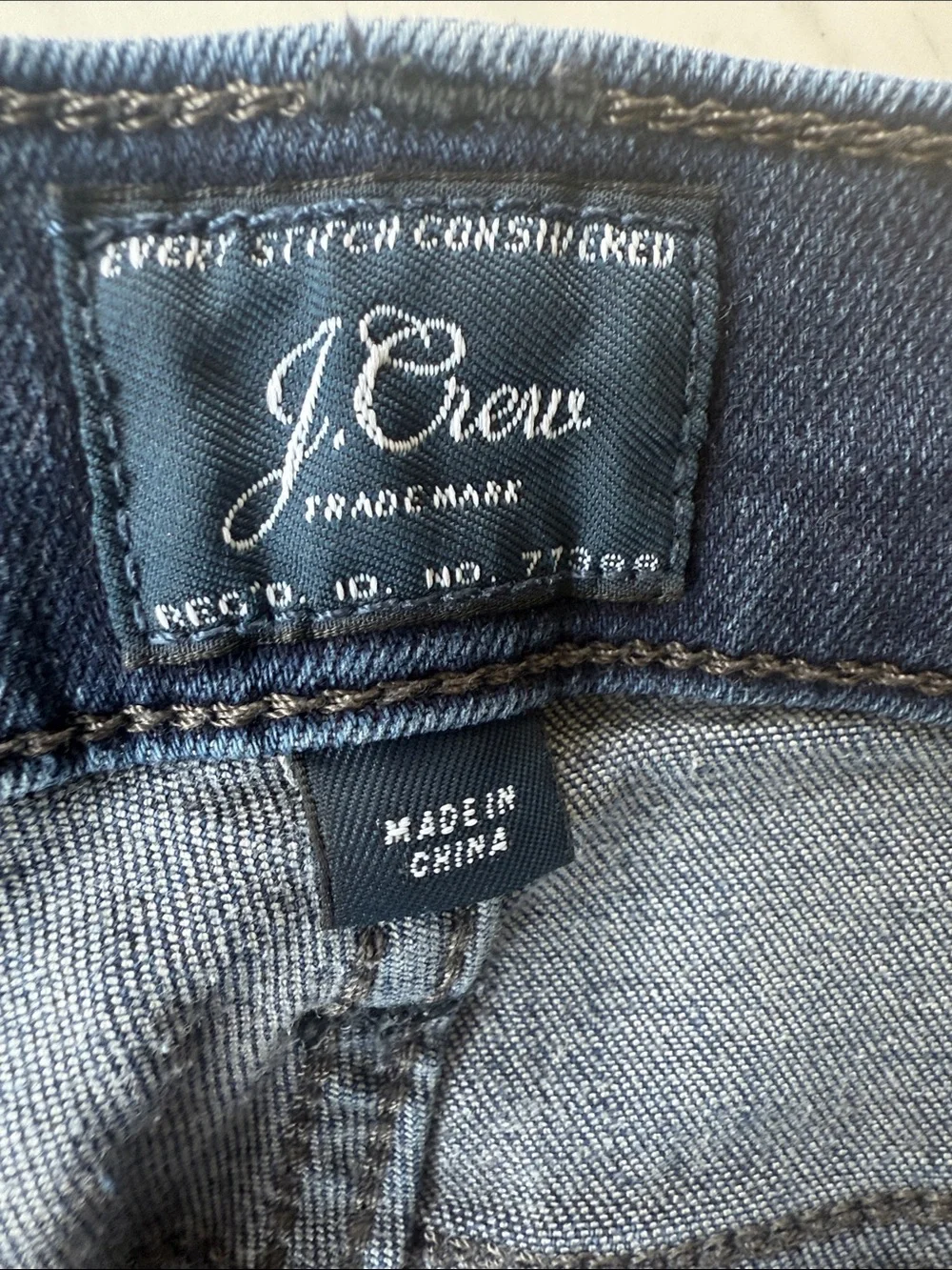 J.Crew Men’s 250 Stretch Slim Tapered Jeans W32 L30